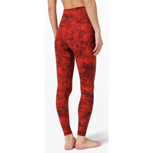 Lululemon W5CVNS Women's Sz 0 Red *Lunar New Year Align Pant 28" Tights - Picture 10 of 11